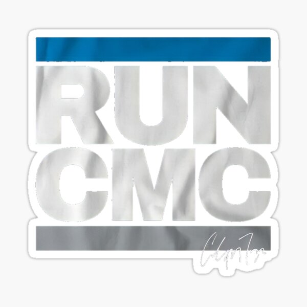 Run CMC Christian McCaffrey 49ers Sticker Sticker for Sale by