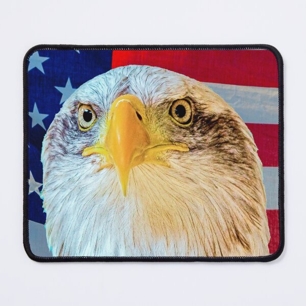 Item preview, Bald Eagle over flag designed and sold by Dalyndigital Photography.