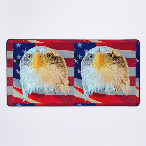 Item preview, Bald Eagle over flag designed and sold by Dalyndigital Photography.