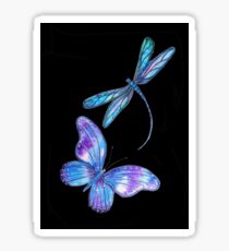 Dragonfly and Butterfly Wings Sticker