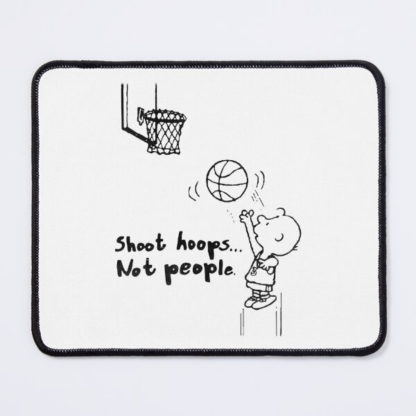 Item preview, Shoot Hoops Not People designed and sold by RebuiltMath.