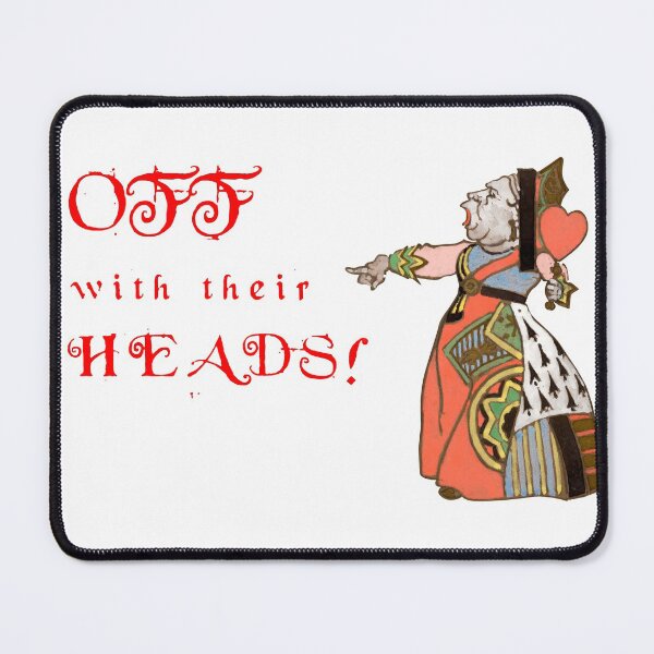 Item preview, Off with their heads! Queen of Hearts Vintage designed and sold by Quilar.