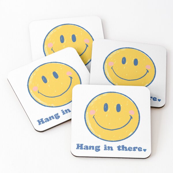Item preview, CUTE SMILEY HANG IN THERE POCKET DESIGN designed and sold by aydapadi.