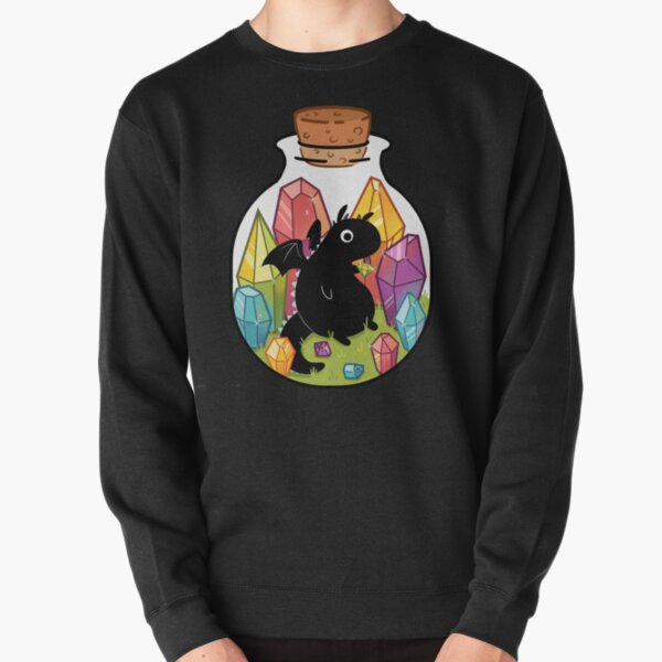 Dragon dans une bouteille Sweatshirt épais