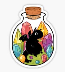 Dragon in a Bottle Sticker