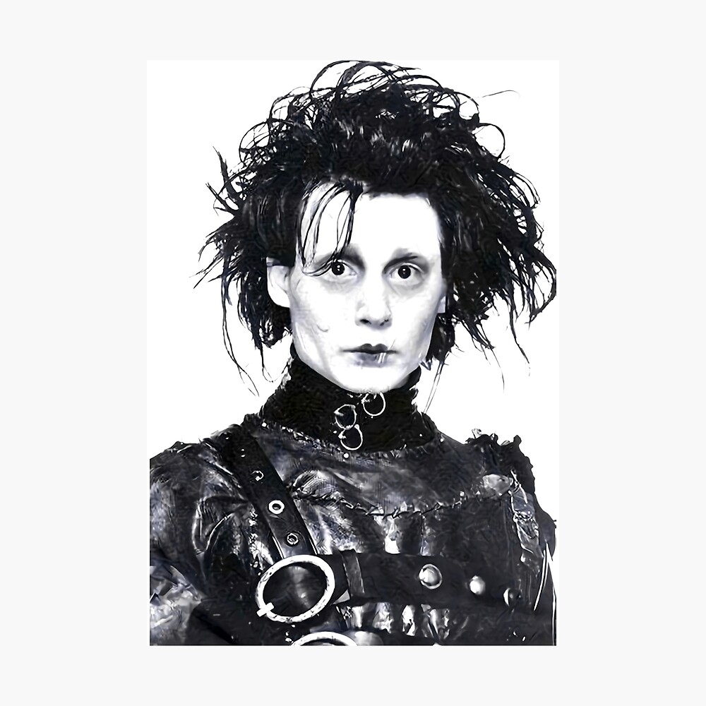 Johnny Depp Edward Scissorhands Poster