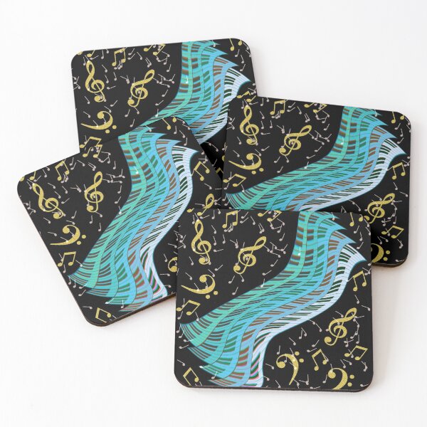 Item preview, Curvy piano keys in turquoise  designed and sold by Only1helen.