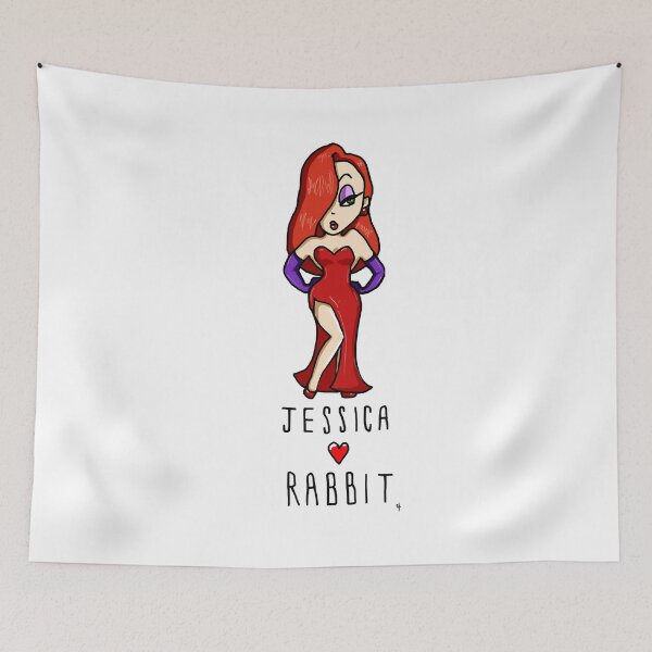 Item preview, jessica loves Rabbit  designed and sold by DorseyJameJulia.