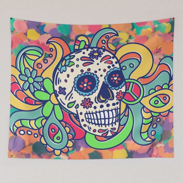 Item preview, Boho Skull designed and sold by ColorsandShapes.