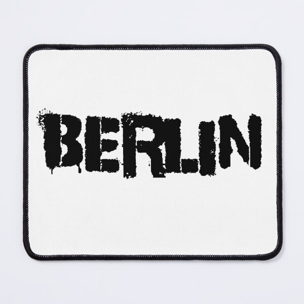 Item preview, Berlin grunge text in black designed and sold by TeesMi.