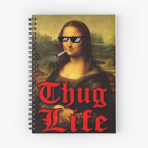 Item preview, thug life joconde mona lisa designed and sold by arthistory.