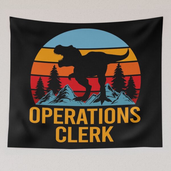 Item preview, Operations Clerk T Shirt - Hear Me Roar Dinasour Gift Item Tee designed and sold by Iceberg382.