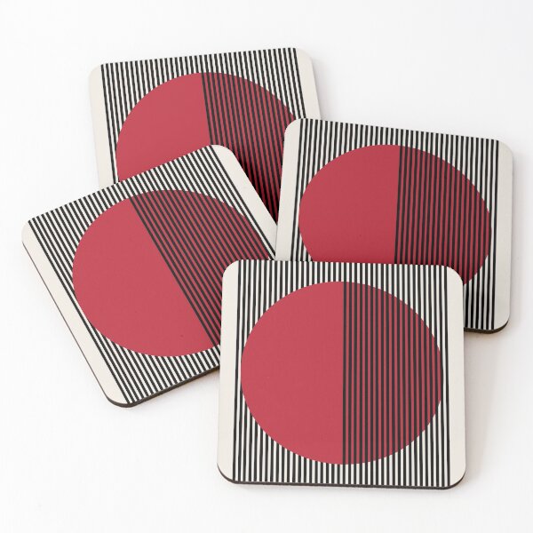 Item preview, Bauhaus Exhibition Print, Bauhaus Wall Art red circle, Bauhaus Exhibition Wall Decor designed and sold by re-make-.