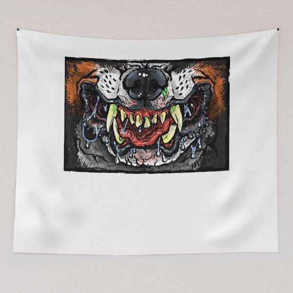 Item preview, Big Sloppy Mountain Maw Cujo Dog - Stephen King - Halloween Clutches Play Please designed and sold by DogStephenCook.