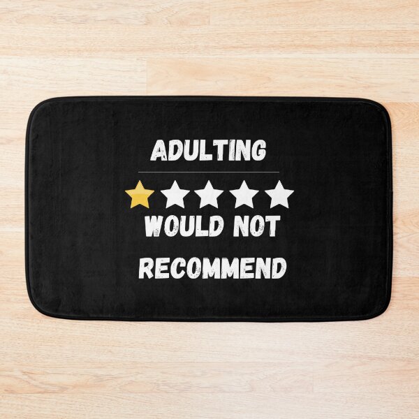 Item preview,   Adulting, would not recommend designed and sold by 77ART.
