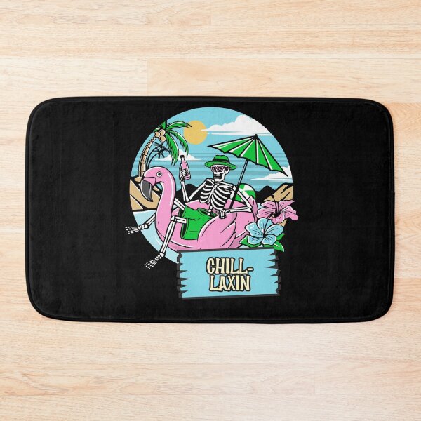 Item preview, Chill-laxin skeleton in a floaty  designed and sold by MOP-tees.