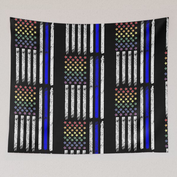 Item preview, Gay Police Flag Lgbt Rainbow Law Enforcement designed and sold by Lequangtrung.