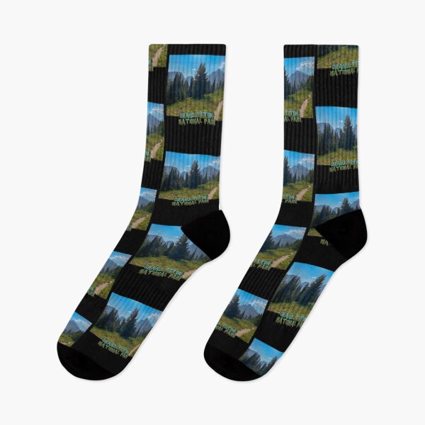 Item preview, Wyoming State Outline (Grand Teton National Park - Taggart Lake Trail) designed and sold by gorff.