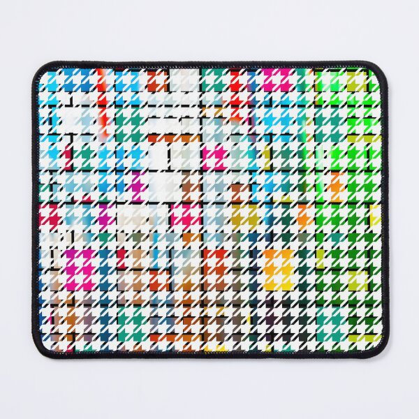 Item preview, Houndstooth Colourful Abstract Modern Art Pattern designed and sold by MarkUK97.