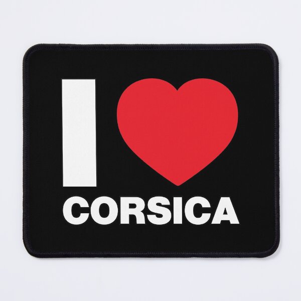Item preview, I Love Corsica Red Heart designed and sold by Thestarrysky.