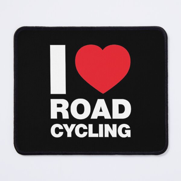 Item preview, I Love Road Cycling Red Heart designed and sold by Thestarrysky.