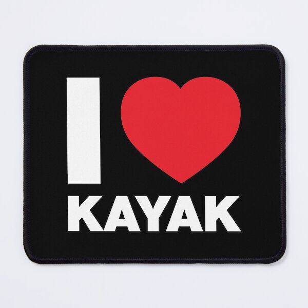 Item preview, I Love Kayak Red Heart designed and sold by Thestarrysky.