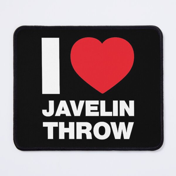 Item preview, I Love Javelin Throw Red Heart designed and sold by Thestarrysky.