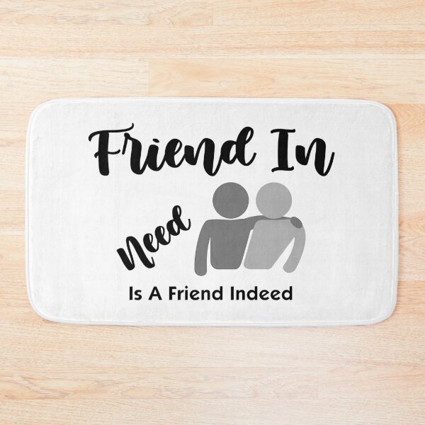 Item preview, Friend In Need Is Friend Indeed Black designed and sold by ExplodingDeer.