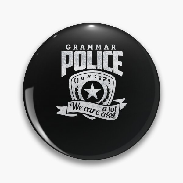 Item preview, Grammar Police We Care A Lot Funny English designed and sold by Lequangtrung.