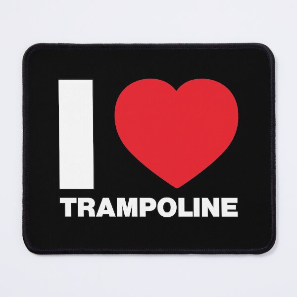Item preview, I Love Trampoline Red Heart designed and sold by Thestarrysky.