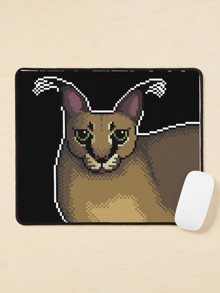 Caracal Cat Big Floppa Meme Mouse Pad Anti-Slip Rubber Mousepad