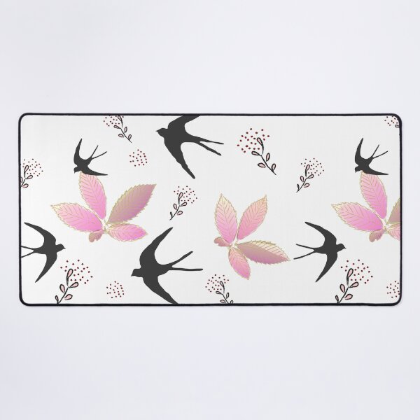 Item preview, Swallows and leaves designed and sold by Emi Yañez.