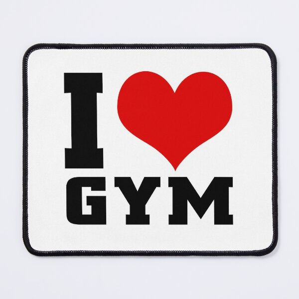 I Love Gym Sticker