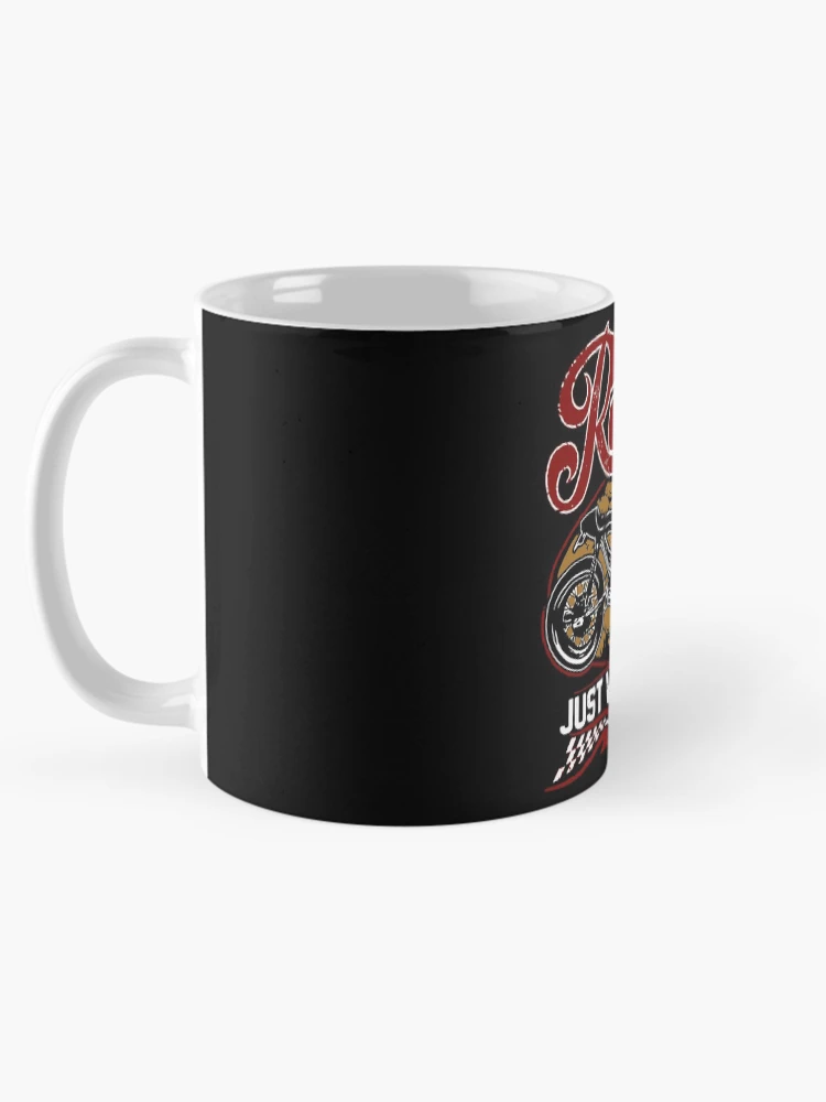 Thumbnail 5 of 6, Coffee Mug, Cafe Racer Ride designed and sold by RebuiltMath.