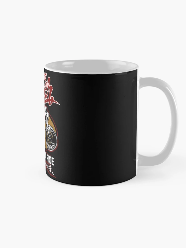 Thumbnail 3 of 6, Coffee Mug, Cafe Racer Ride designed and sold by RebuiltMath.