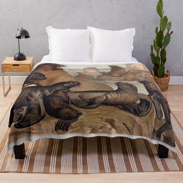Item preview, Sealion vintage kitch illustration designed and sold by Vintage Designs +.