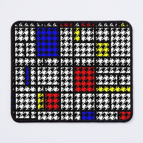 Item preview, Houndstooth Modern Art Grid Pattern designed and sold by MarkUK97.