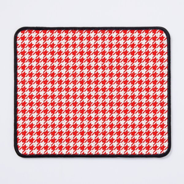 Item preview, Houndstooth Speckled Red and White Pattern designed and sold by MarkUK97.
