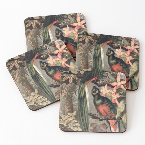 Item preview, Resplendent Trogon bird designed and sold by Vintage Designs +.