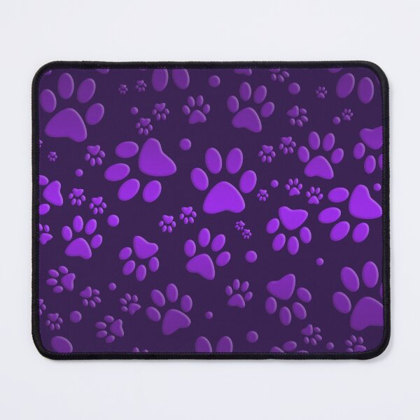Item preview, Purple paws tracks - pets designed and sold by MadandMean.