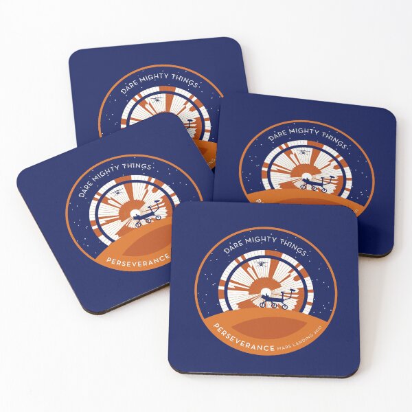 Item preview, Perseverance Rover, black & blue backgrounds Apparel designed and sold by Markadesign.