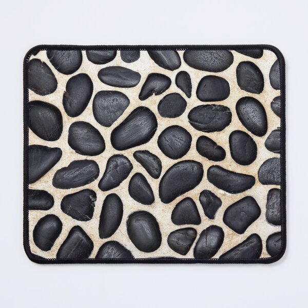 Item preview, Black Pebble Floor Set in Cement designed and sold by MarkUK97.