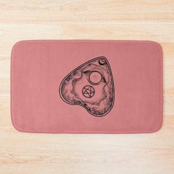 Item preview, Occult Planchette with Pentacle & Florals designed and sold by WitchInTheWack.