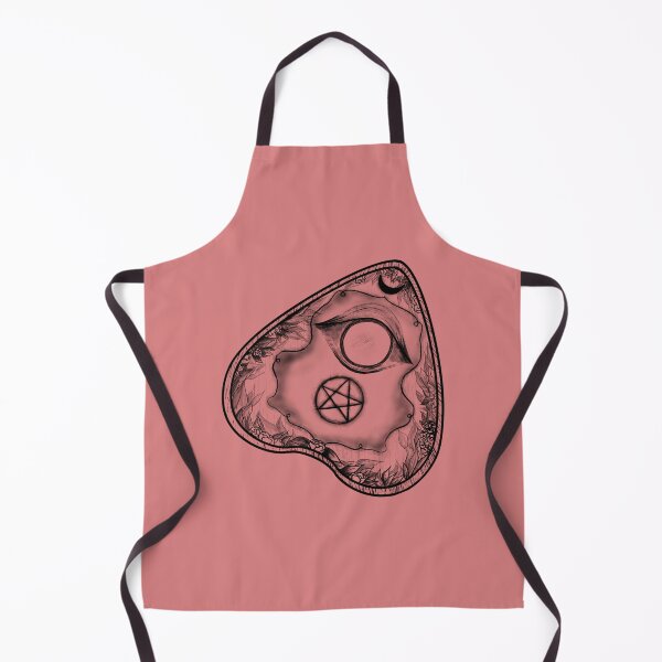 Item preview, Occult Planchette with Pentacle & Florals designed and sold by WitchInTheWack.