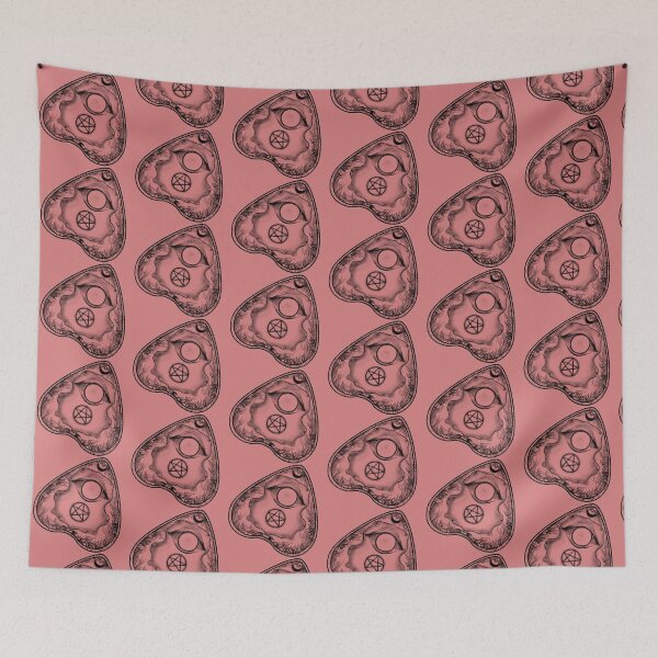Item preview, Occult Planchette with Pentacle & Florals designed and sold by WitchInTheWack.