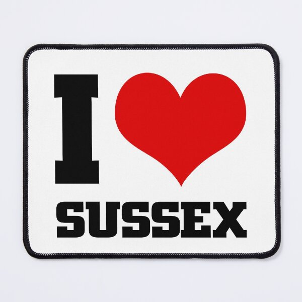 Item preview, I love Sussex England heart designed and sold by Thestarrysky.