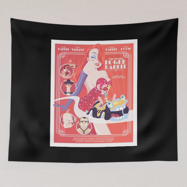 Item preview, Who Framed Roger Rabbit pink cover designed and sold by DorseyJameJulia.