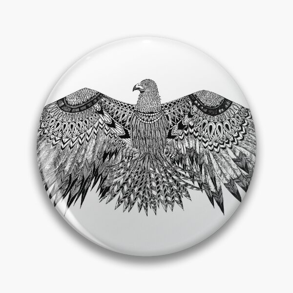 Item preview, Eagle Mandala Artwork designed and sold by MinArt Illustrations.