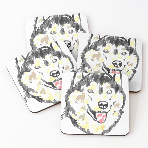 Artikelvorschau, Niedliches und schönes Husky-Hundedesign entworfen und verkauft von YasithaKaru.