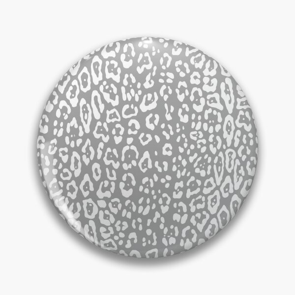 Artikelvorschau, Modern, lepard pattern, feline, big cat, animal print, grey, white entworfen und verkauft von Svitac.